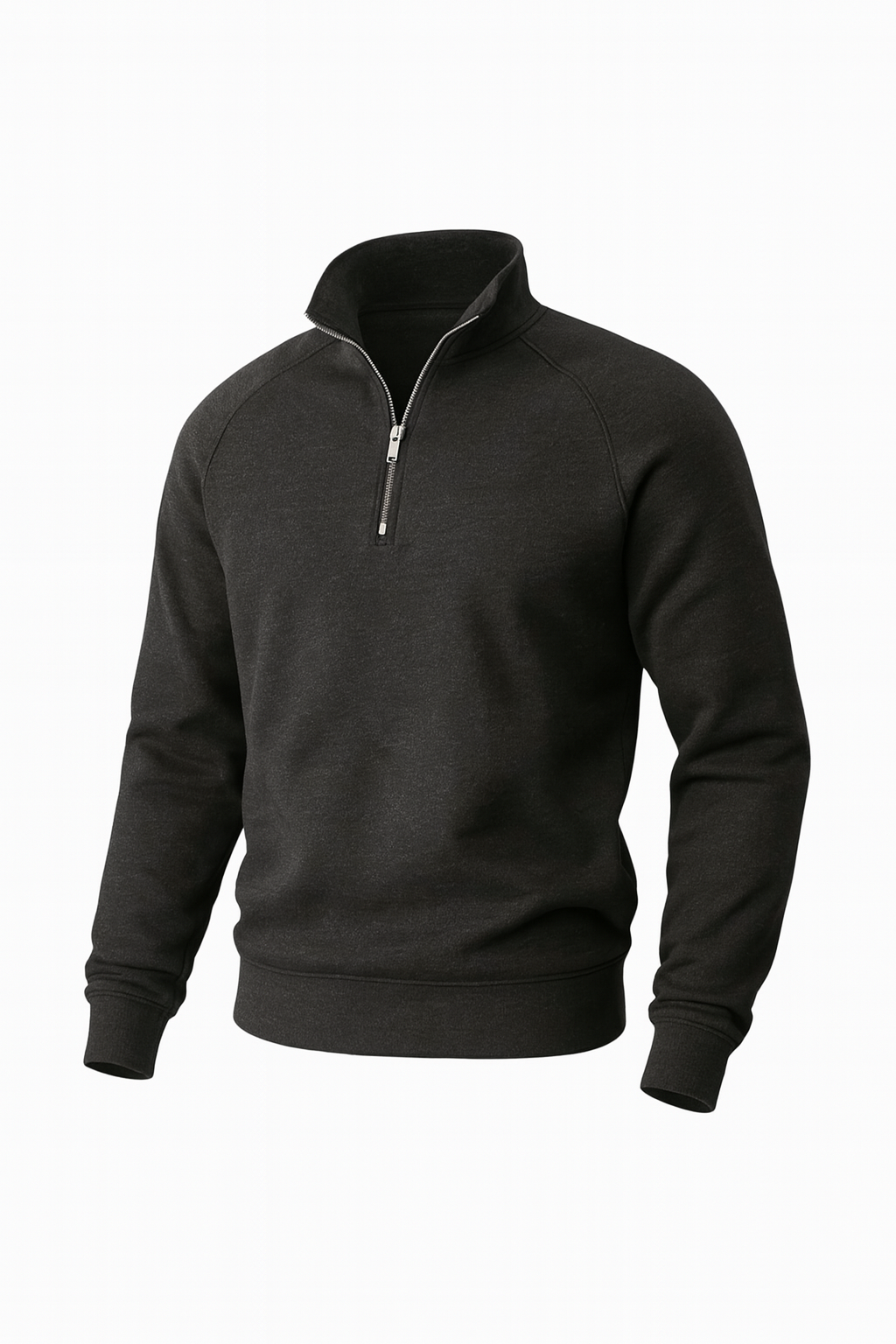 Cotton Half-Zip Jumper