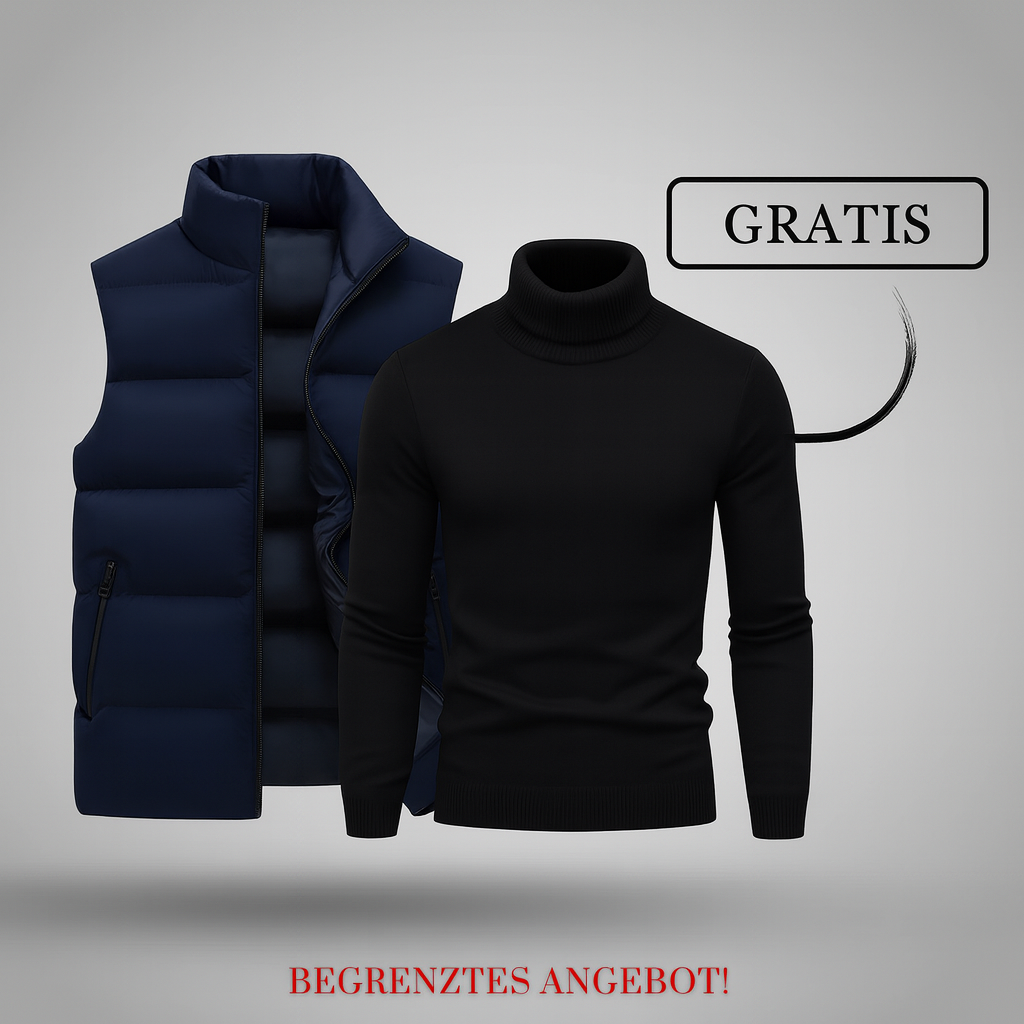 Weste + Kostenloser Pullover (RÄUMUNGSVERKAUF)